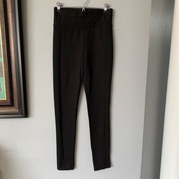 Zara Pants - Zara black side textured panel leggings